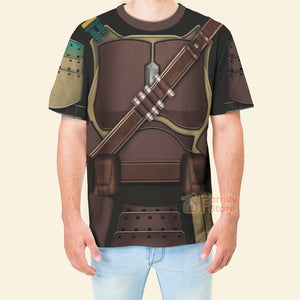 FamilyStore Star Wars Mandalorian Samurai Cosplay - 3D TShirt SWHS36