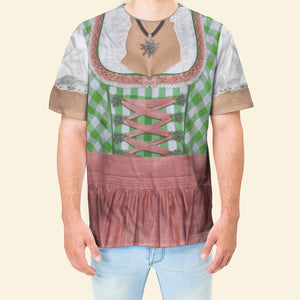 Halloween Oktoberfest Dirndl All Over Printed - 3D TShirt