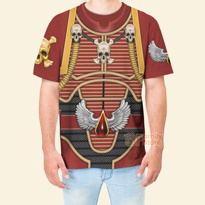 FamilyStore Warhammer Librarian Mephiston - Costume Cosplay 3D Tshirt