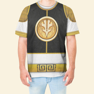 Cosplay White Ranger - 3D TShirts