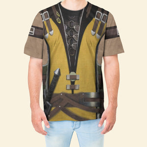 Scorpion Mortal Kombat Cosplay T-Shirt 3D For Men & Women