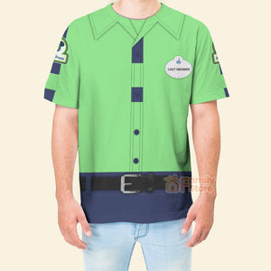 FamilyStore Photopass Cast Member Green Uniforms Disney Cast Member Costume - 3D TShirt