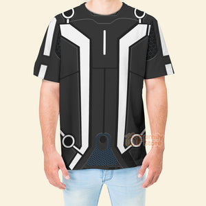 FamilyStore Sam Flynn Tron Legacy Costume - 3D Tshirt 