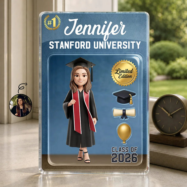 Prestigious Cardinal University Class Of 2026 - Personalized Acrylic Plaque - Gift For Graduates HN02