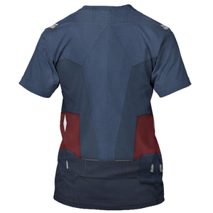 Captain America The Avengers Costume T-Shirt