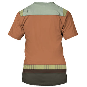 Ezra Bridger Star Wars Rebels Costume T-shirt For Men