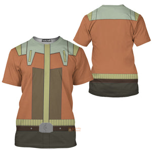 Ezra Bridger Star Wars Rebels Costume T-shirt For Men