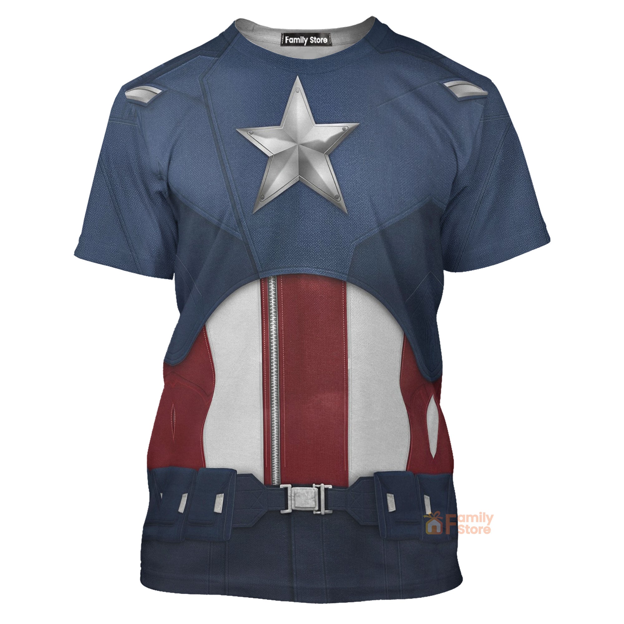 Captain America The Avengers Costume T-Shirt