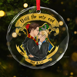 Harry Potter Until The Very End - Gift For Couples - Personalized Glass Ornament - CL20