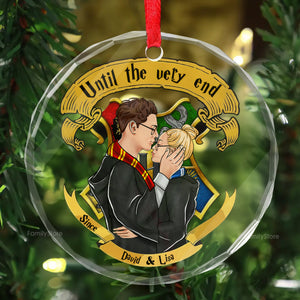 Harry Potter Until The Very End - Gift For Couples - Personalized Glass Ornament - CL20