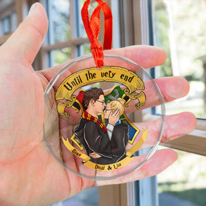 Harry Potter Until The Very End - Gift For Couples - Personalized Glass Ornament - CL20