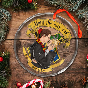 Harry Potter Until The Very End - Gift For Couples - Personalized Glass Ornament - CL20