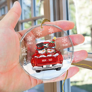 You Made My Holiday Such A Sweet And Happy Time - Gift For Family - Personalized Glass Ornament - NA94