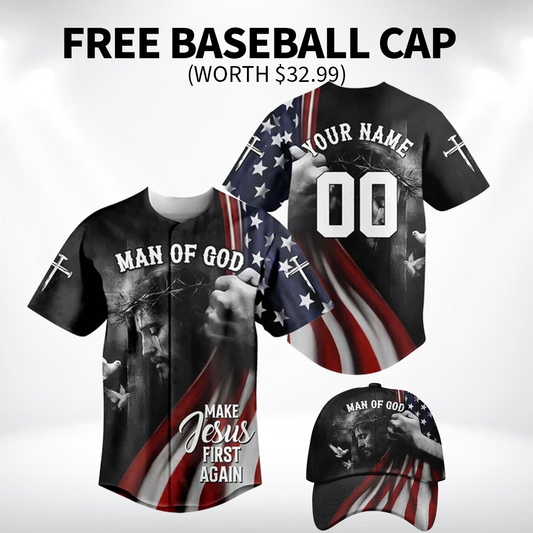 MakeJesusFirstAgainBaseballJerseyBundle