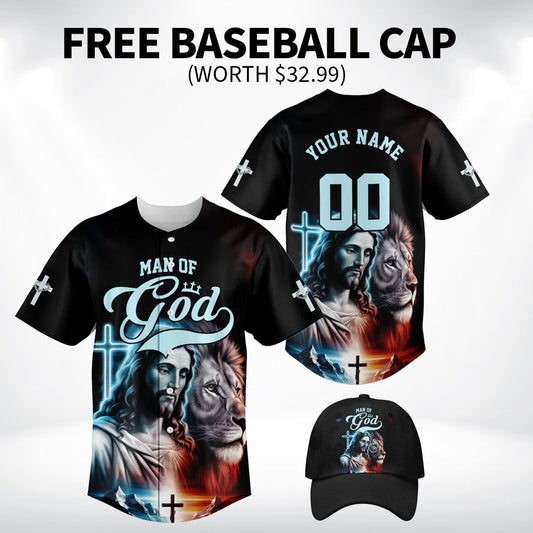 ManofgodJesusandLionBaseballJerseyBundle