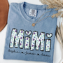 Mimi Shirt with Grandkids Names _E2_80_93 Cute Floral Design for Grandma 2 bPjRT