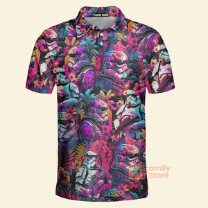 FamilyStore Star Wars Synthwave Cool - Men Polo Shirt