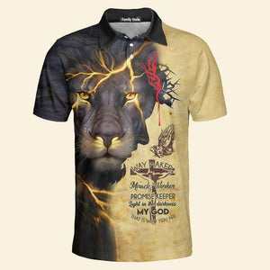 Jesus Promise Keeper Light In The Darkness Polo For Men