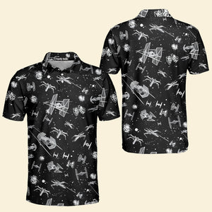 Star Wars Spacecraft Pattern - Men Polo Shirt