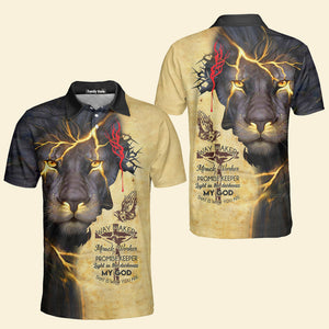 Jesus Promise Keeper Light In The Darkness Polo For Men