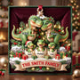 Dinosaur Family Christmas Gifts For Family - Personalized Acrylic Ornament HN02