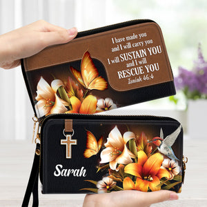 I Have Made You And I Will Carry You - Thoughtful Gift For Christians - Personalized Clutch Purses - AT4080719