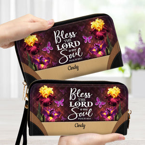 Bless The Lord O My Soul - Thoughtful Gift For Christians - Personalized Clutch Purses - AT4080728