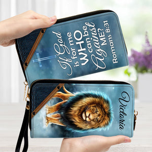 If God Is For Me Who Can Be Against Me - Awesome Personalized Clutch Purses - AT4080703