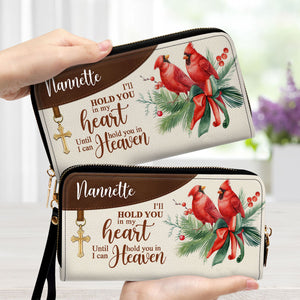 Cardinal Bird I‘ll Hold You In My Heart - Unique Personalized Clutch Purses - AT4081401