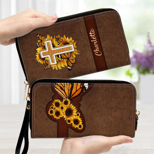 Sunflower - Beautiful Personalized Clutch Purses - AT4081242