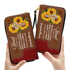 Blessed Are Those Who Spoil And Pamper - Thoughtful Gift For Christians - Personalized Clutch Purses - AT4081335