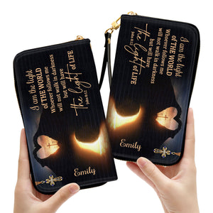 I Am The Light Of The World - Thoughtful Gift For Christians - Personalized Clutch Purses - AT4080718