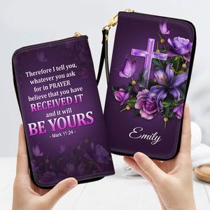 Believe That You Have Received It - Unique Personalized Clutch Purses - AT4081407