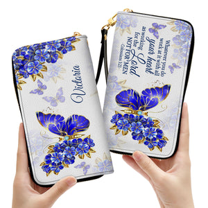 Nehemiah 810 The Joy Of The Lord Is My Strength - Thoughtful Gift For Christians - Personalized Clutch Purses - AT4080919