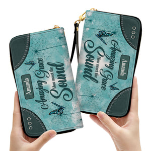 Lovely Dandelion - Amazing Grace - Scripture Gifts For Women Of God - Personalized Clutch Purses - AT4081328