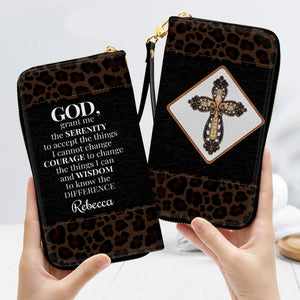 God, Grant Me The Serenity To Accept The Things I Cannot Change - Awesome Personalized Clutch Purses - AT4080702