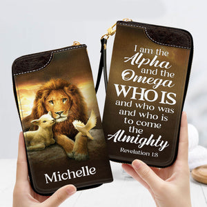 I Am The Alpha And The Omega - Awesome Personalized Clutch Purses - AT4080816