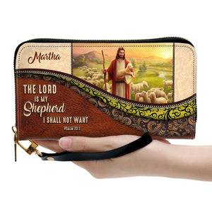 The Lord Is My Shepherd, I Shall Not Want - Unique Personalized Clutch Purses - AT4081437