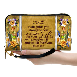 I Will Advise You And Watch Over You - Beautiful Personalized Clutch Purses - AT4080827