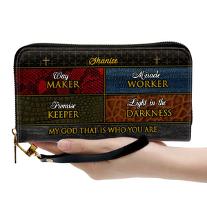 Way Maker - Thoughtful Gift For Christians - Personalized Clutch Purses - AT4081459