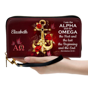 I Am The Alpha And The Omega - Unique Personalized Clutch Purses - AT4080817