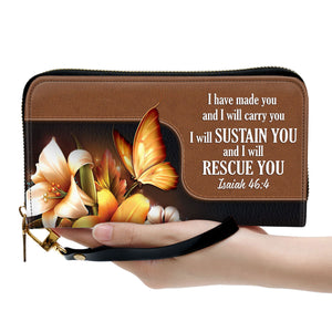 I Have Made You And I Will Carry You - Thoughtful Gift For Christians - Personalized Clutch Purses - AT4080719