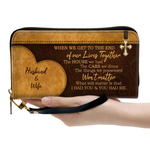 I Had You And You Had Me - Unique Personalized Clutch Purses - AT4080825