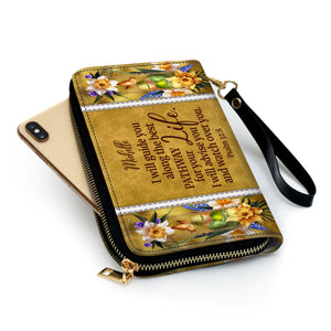 I Will Advise You And Watch Over You - Beautiful Personalized Clutch Purses - AT4080827