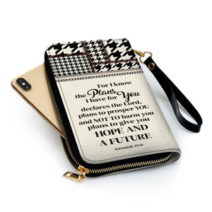 For I Know The Plans I Have For You Jeremiah 29:11 - Unique Personalized Clutch Purses - AT4080848