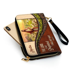 The Lord Is My Shepherd, I Shall Not Want - Unique Personalized Clutch Purses - AT4081437