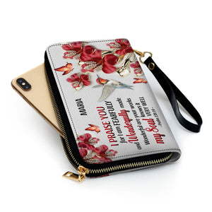 I Praise You, For I Am Fearfully And Wonderfully Made - Beautiful Personalized Clutch Purses - AT4080826