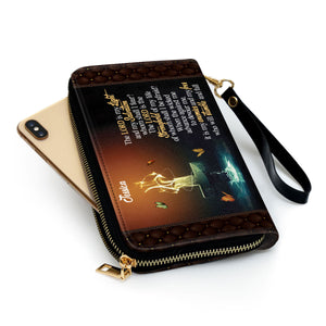 The Lord Is My Light And My Salvation - Scripture Gifts For Women Of God - Personalized Clutch Purses - AT4081334