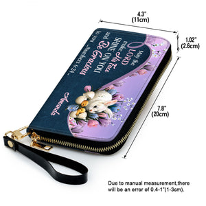 May The Lord Make His Face Shine On You And Be Gracious To You - Personalized Clutch Purses - AT4080722