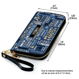 I Am A Child Of God - Scripture Gifts For Women Of God - Personalized Clutch Purses - AT4081204